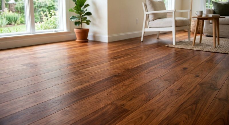 Cherry Floor Installation in Davie County, NC