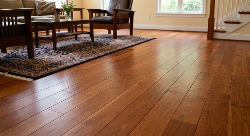Cherry Floor Installation in Stokesdale, NC