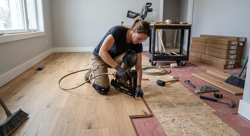 Hardwood Floor Installation in Clemmons, NC