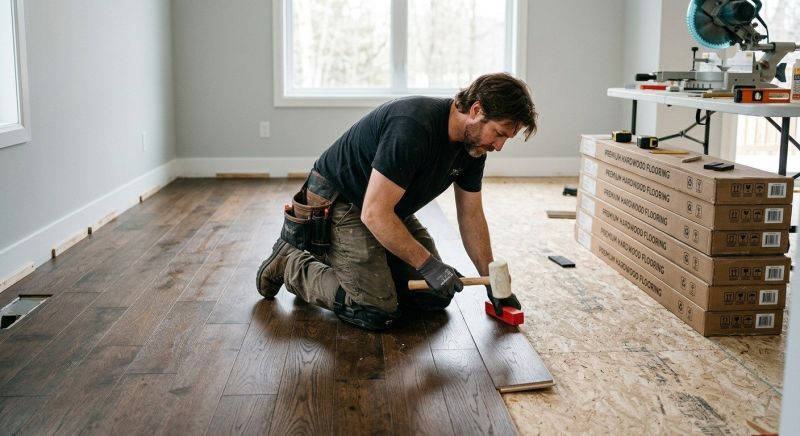 Hardwood Floor Installation in Clemmons, NC