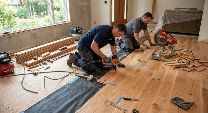 Hardwood Floor Installation in Davidson County, NC
