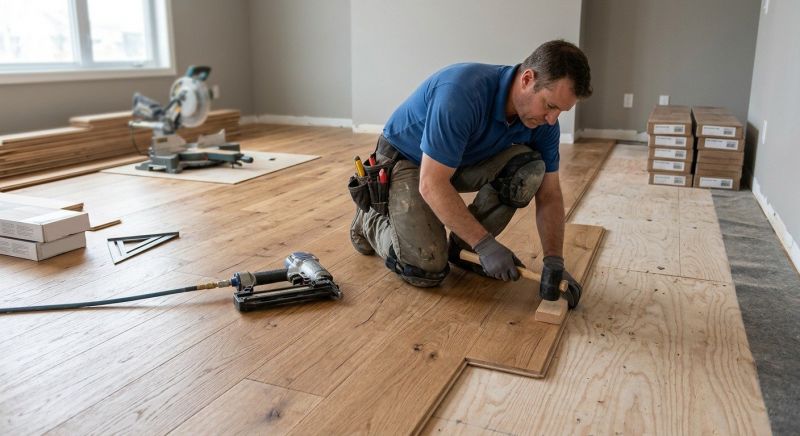 Hardwood Floor Installation in Mocksville, NC