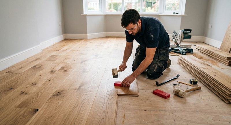 Hardwood Floor Installation in Pfafftown, NC