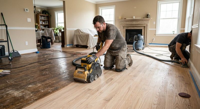 Hardwood Floor Renovation in Winston Salem, NC