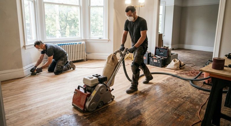 Hardwood Floor Renovation in Winston Salem, NC