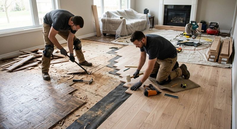 Hardwood Replacement in Mocksville, NC