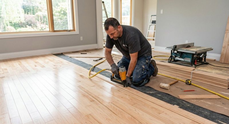Maple Flooring Installation in High Point, NC