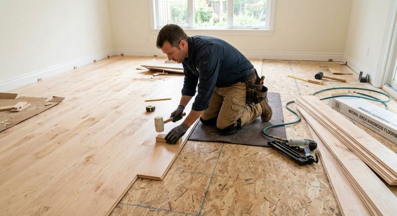 Maple Flooring Installation in Lexington, NC