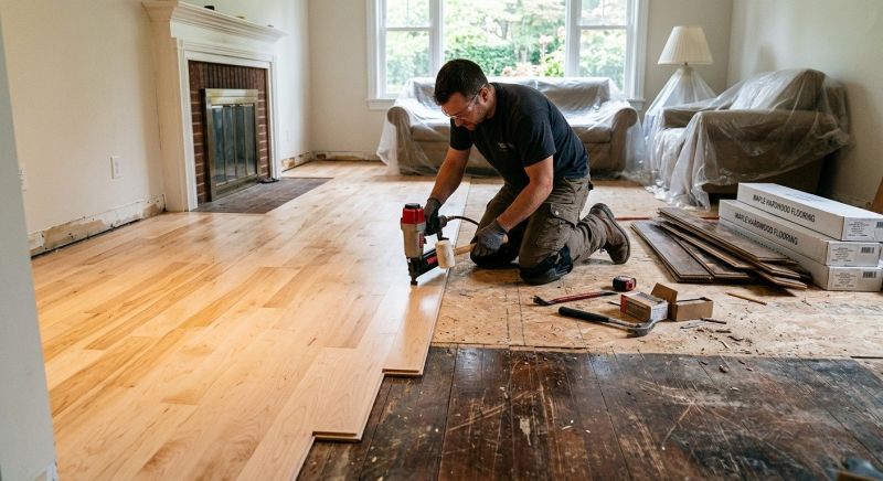 Maple Flooring Installation in Stokesdale, NC