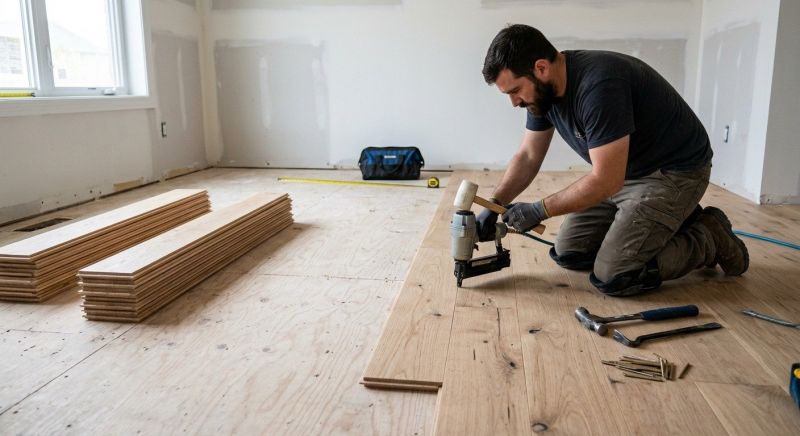 Oak Floor Installation in Advance, NC