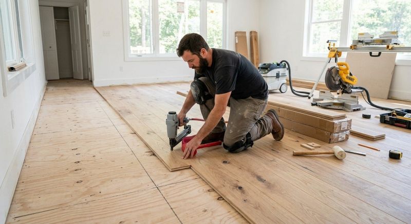 Oak Floor Installation in Winston Salem, NC