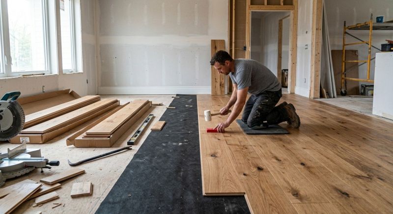 Plank Floor Installation in Winston Salem, NC