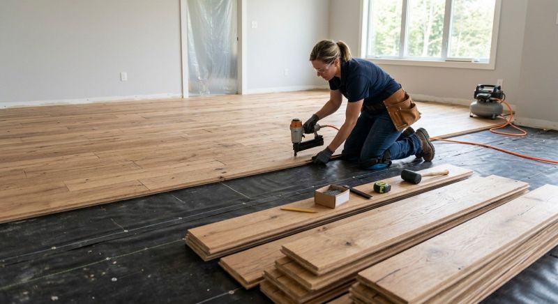 Plank Floor Installation in Winston Salem, NC
