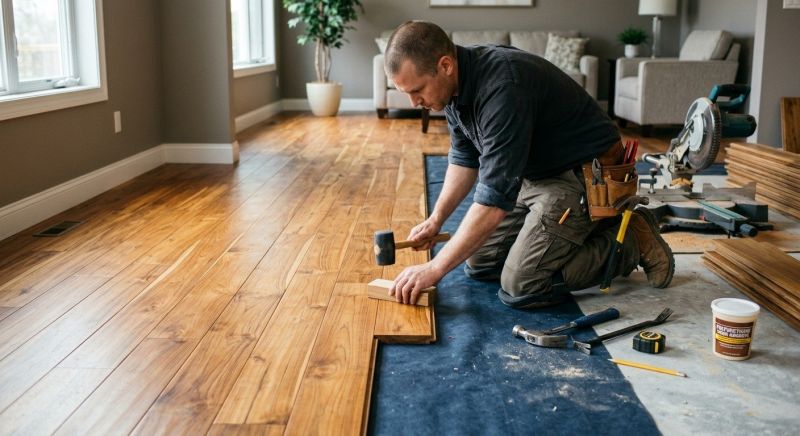 Plank Floor Installation in Winston Salem, NC