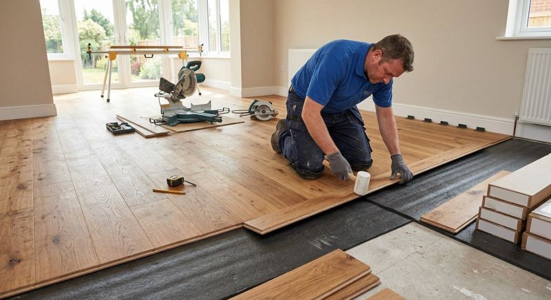 Wide Plank Floor Installation in Winston Salem, NC