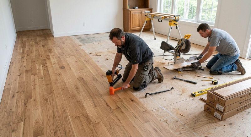Wood Floor Replacement in Jamestown, NC
