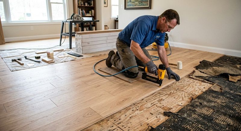 Wood Floor Replacement in Stokes County, NC